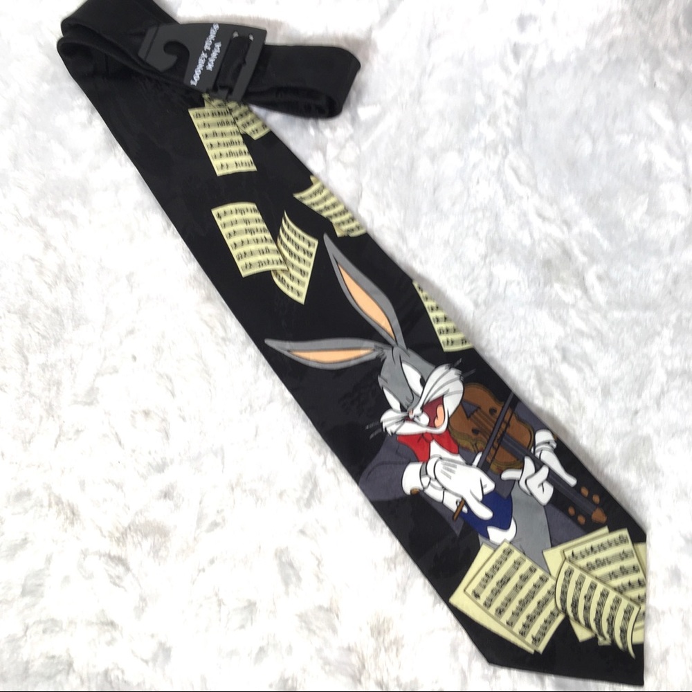 Looney Tunes Bugs Bunny Black Tie Musical Violin